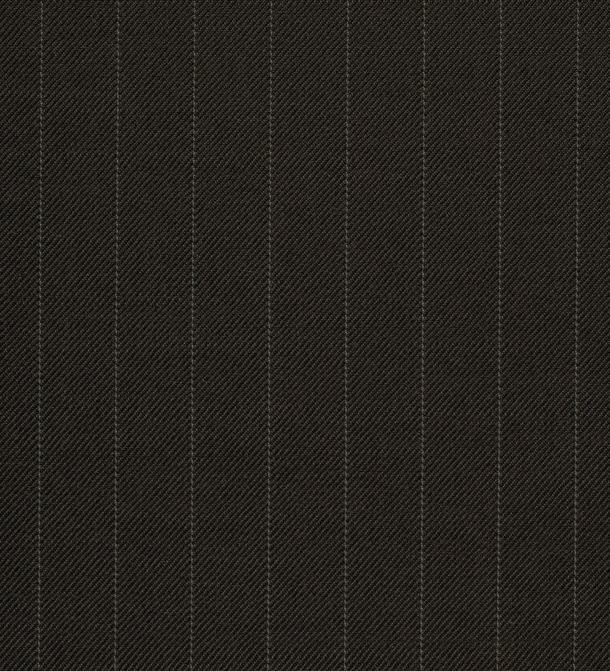 Espresso Pinstripes Super 120's (Unstitched Suiting Fabric)