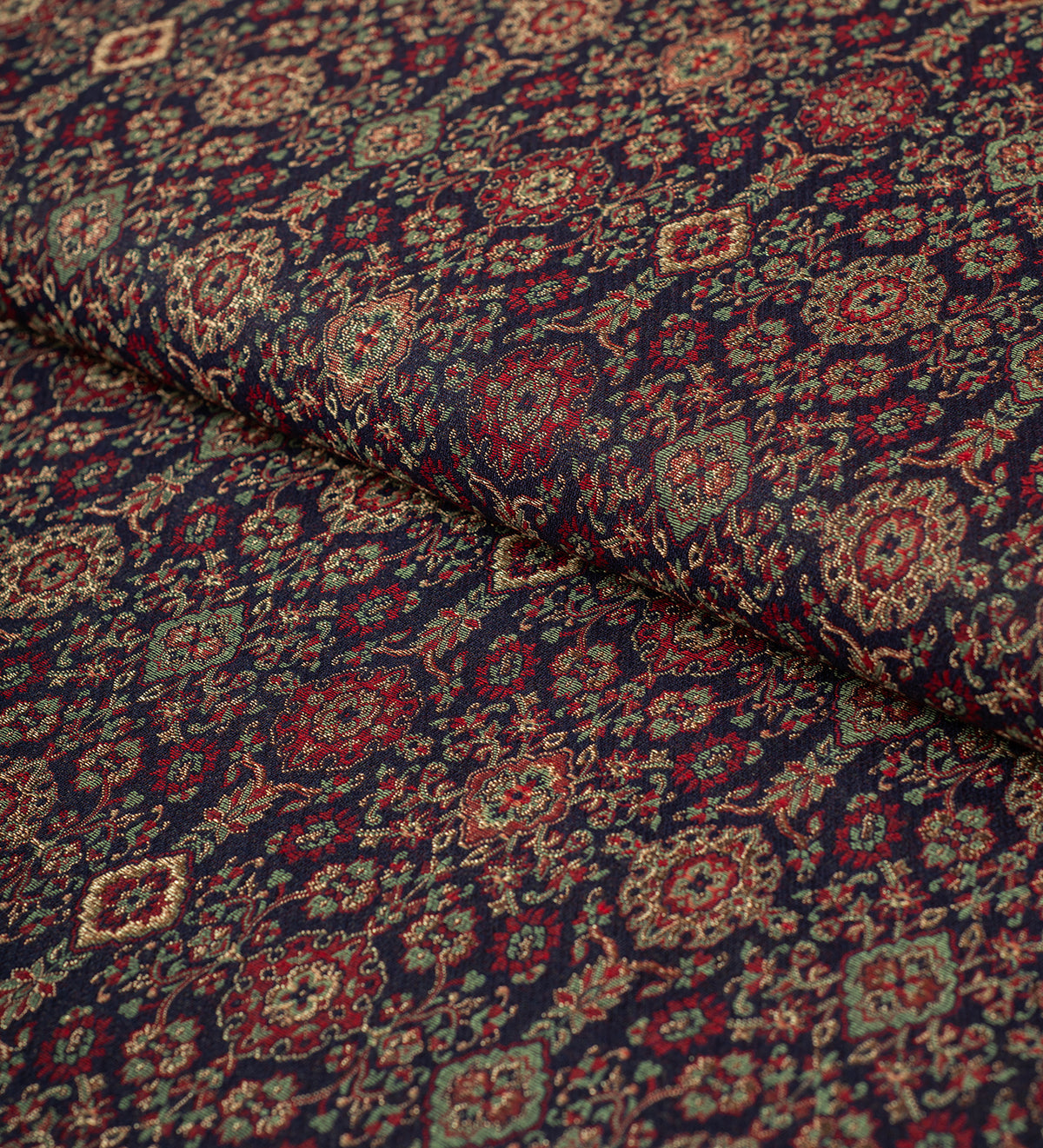 Midnight Persian Brocade By D&J (Unstitched Ethnic Fabric)