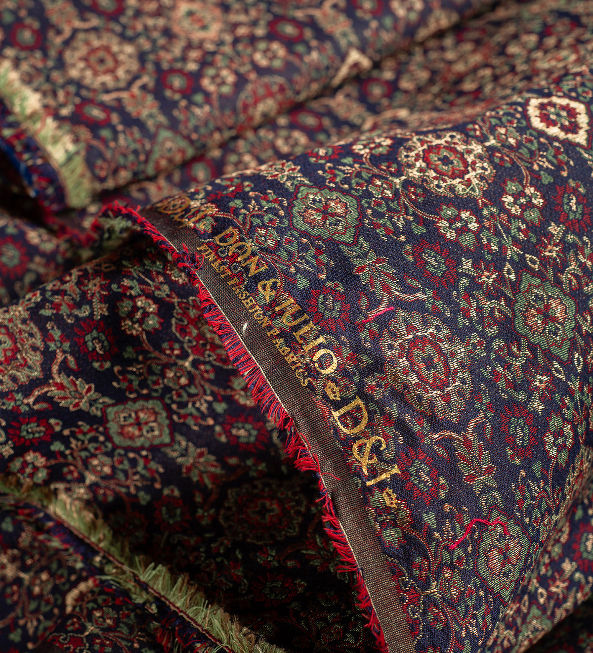 Midnight Persian Brocade By D&J (Unstitched Ethnic Fabric)