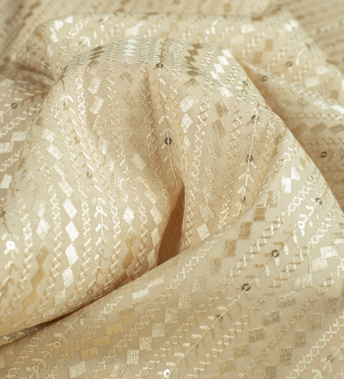 Champagne Luxe By B-Posh (Unstitched Ethnic Fabric)