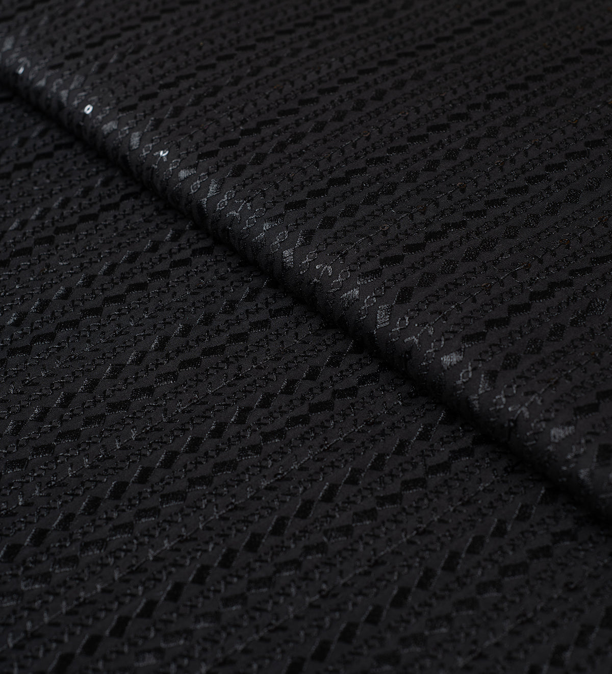 Jet Black By B-Posh (Unstitched Ethnic Fabric)