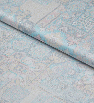 Azure Mist By Vercelli (Unstitched Ethnic Fabric)