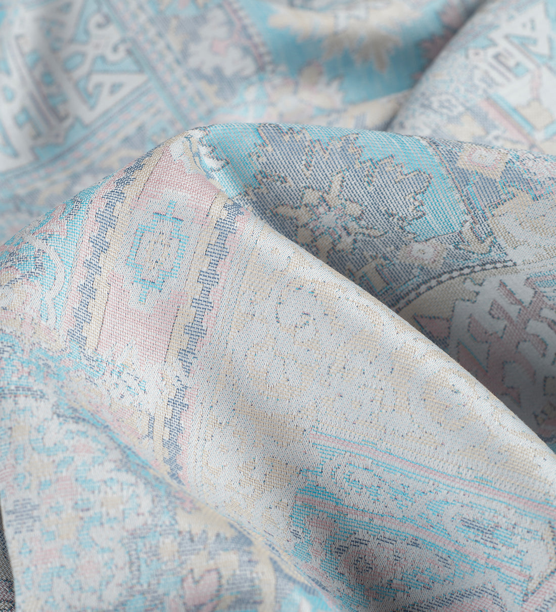 Azure Mist By Vercelli (Unstitched Ethnic Fabric)