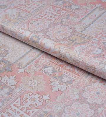 Heritage Rose Jacquard By Vercelli (Unstitched Ethnic Fabric)