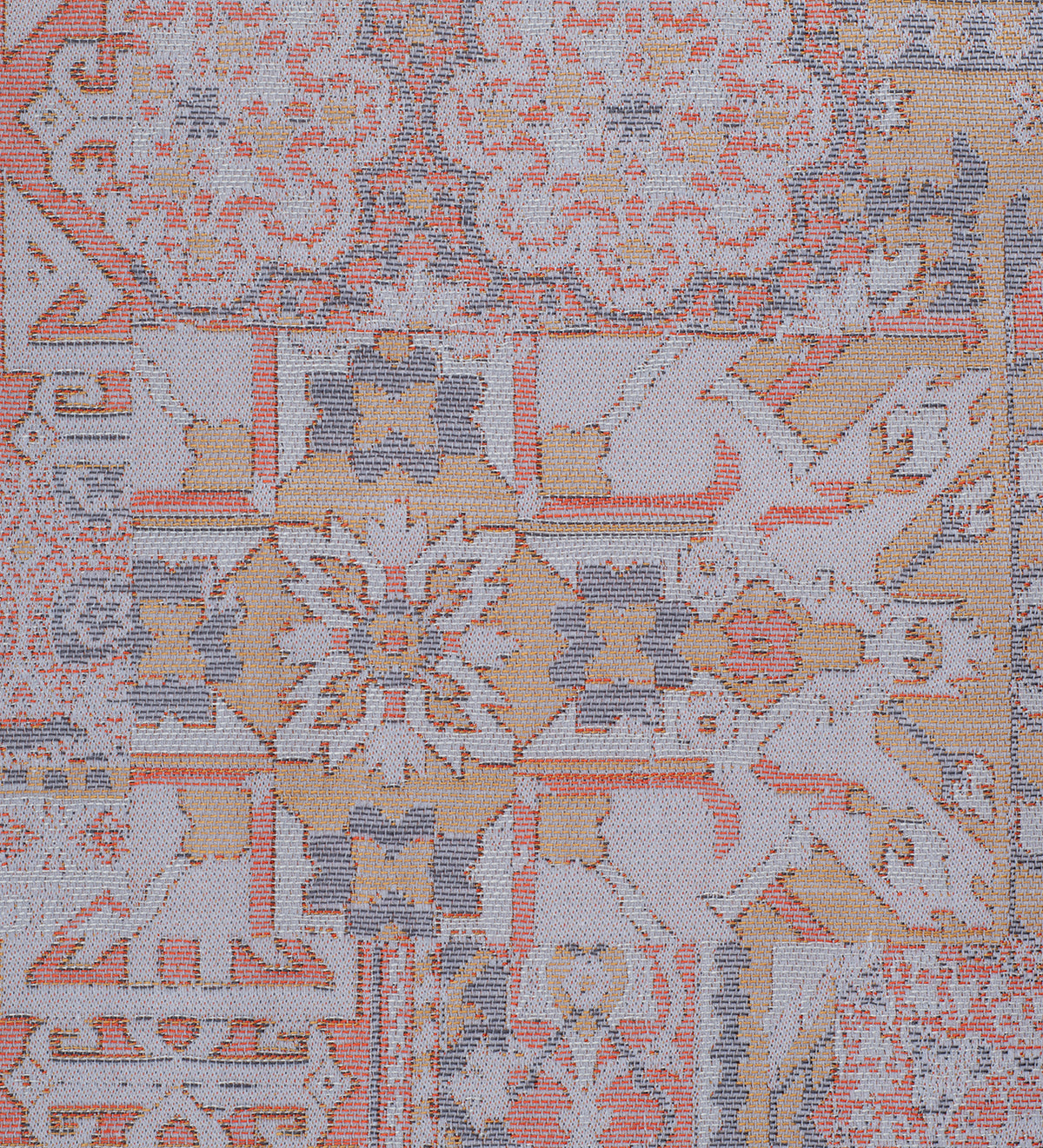 Heritage Rose Jacquard By Vercelli (Unstitched Ethnic Fabric)