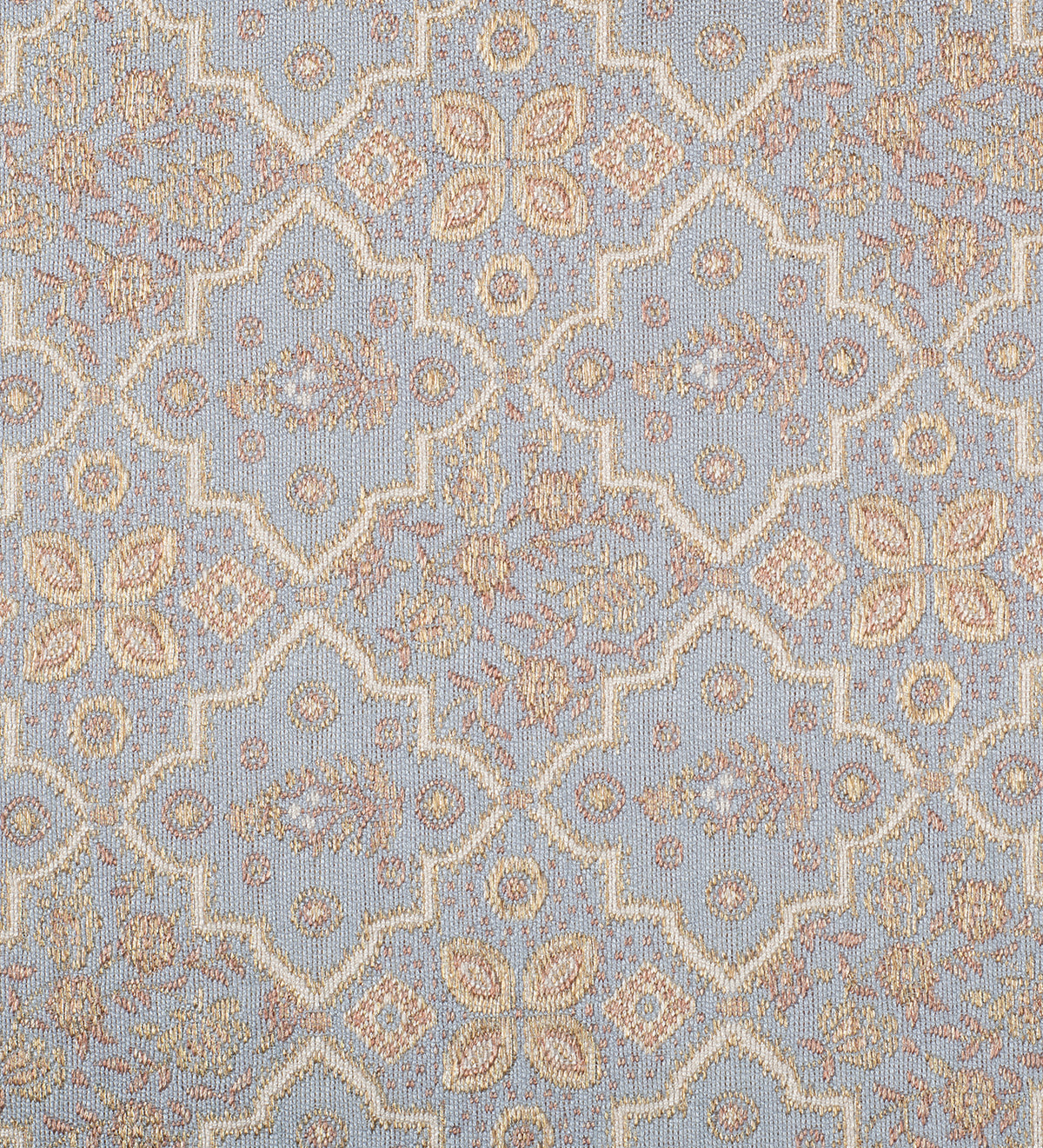 Celestial Blue Brocade By D&J (Unstitched Ethnic Fabric)