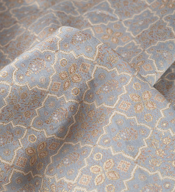 Celestial Blue Brocade By D&J (Unstitched Ethnic Fabric)