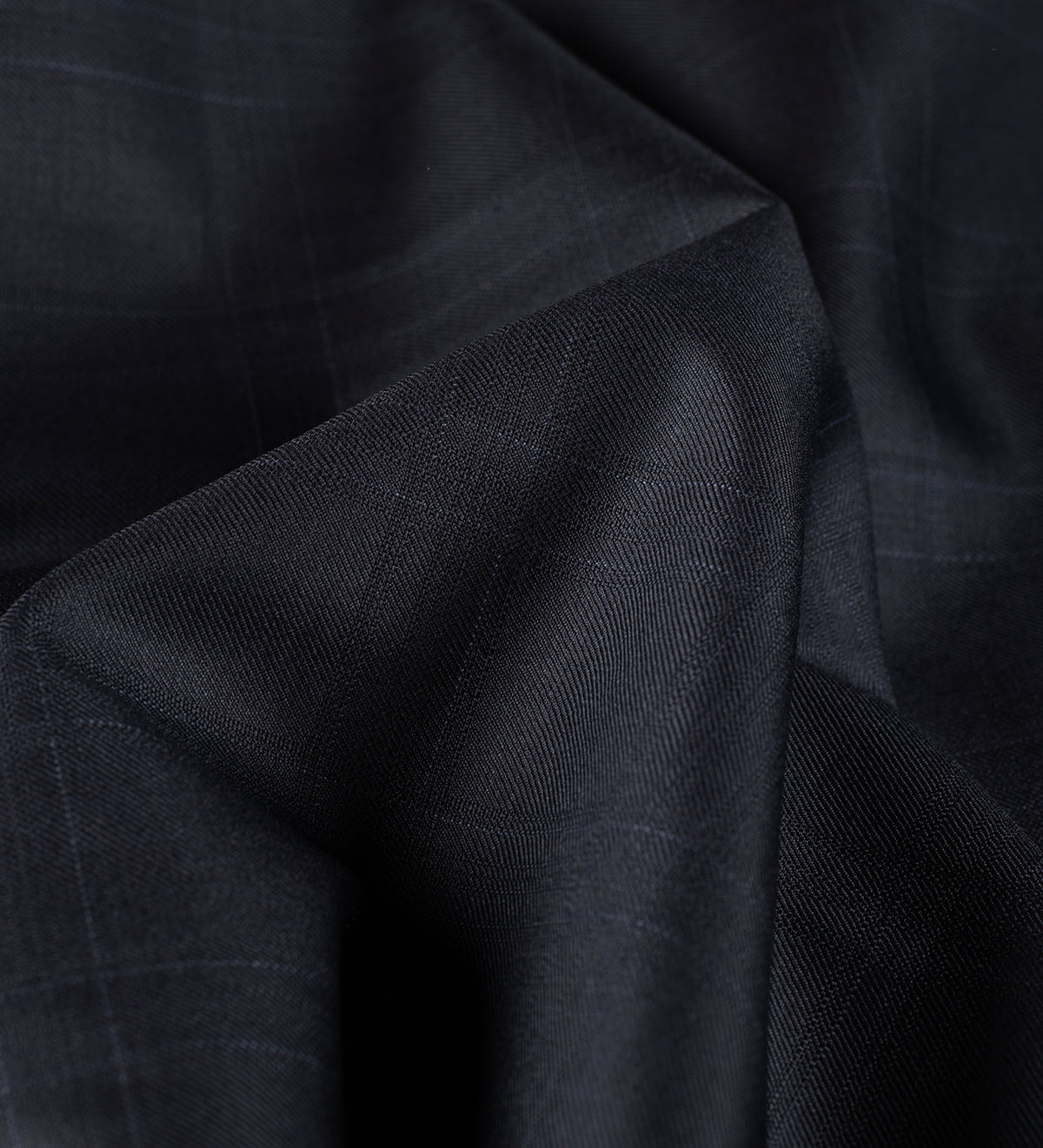 Midnight Navy Super 120's By Rare Wool (Unstitched Suiting Fabric)
