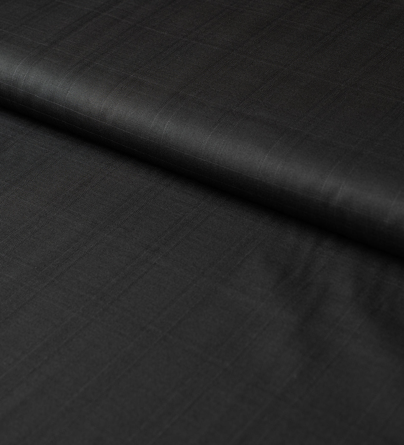 Obisidian Black Super 120's By Rare Wool (Unstitched Suiting Fabric)