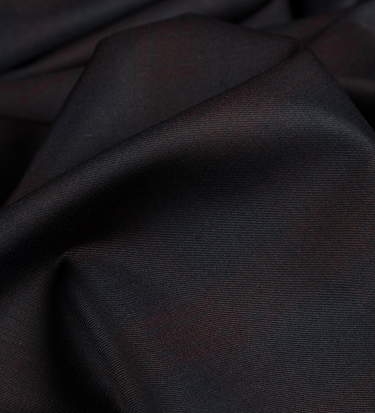Navy Merlot Super 120's By Rare Wool (Unstitched Suiting Fabric)