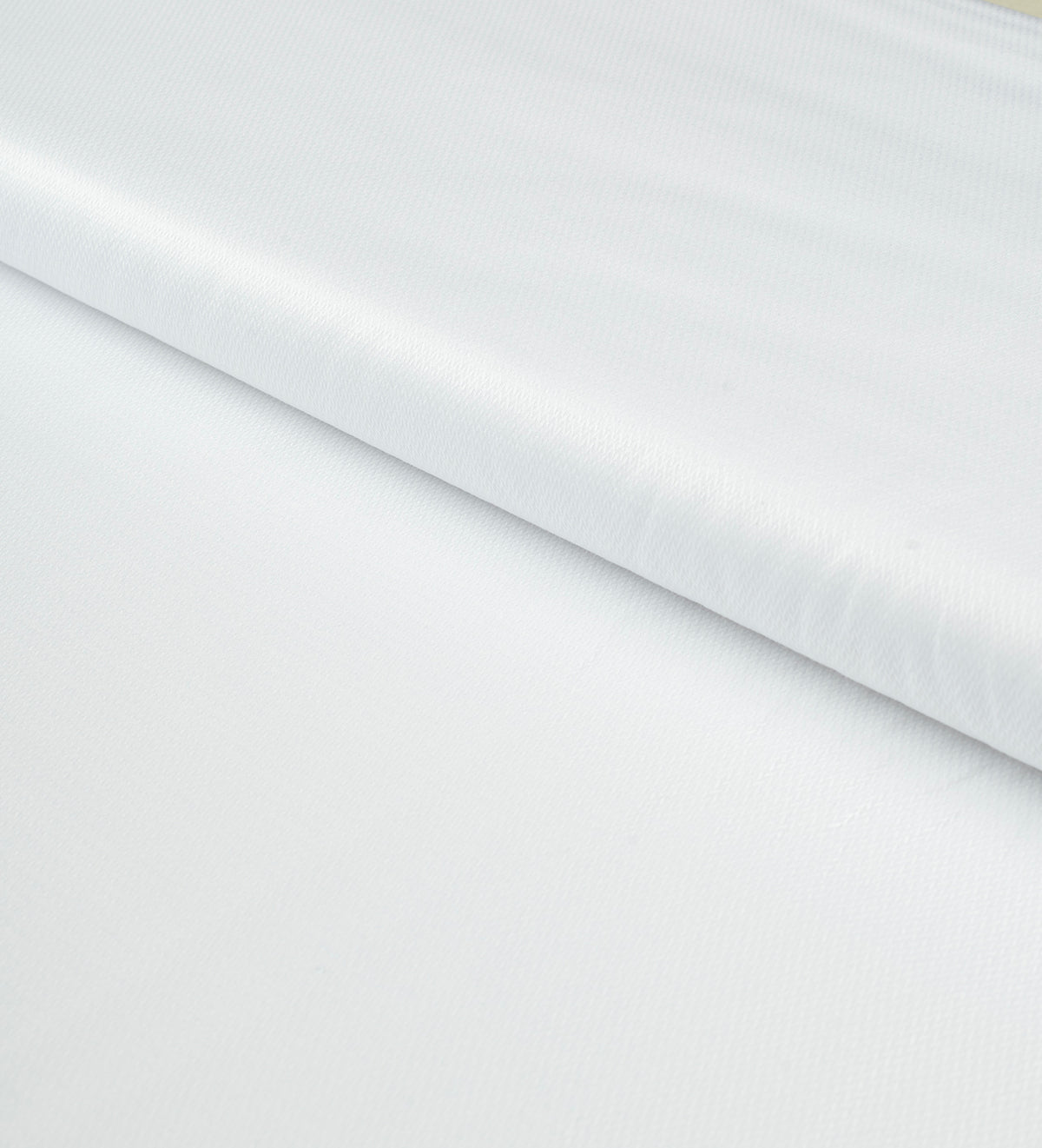 Micro Chevron White by D&J ELITUS (Unstitched Shirting Fabric)