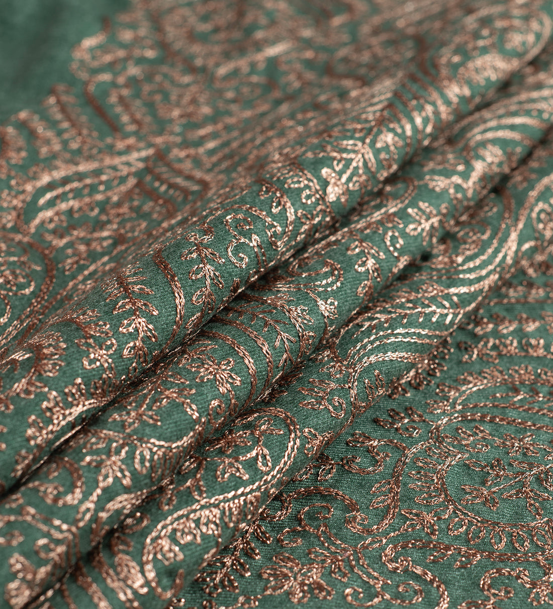 Sage Royale Paisley By D&J (Unstitched Ethnic Fabric)