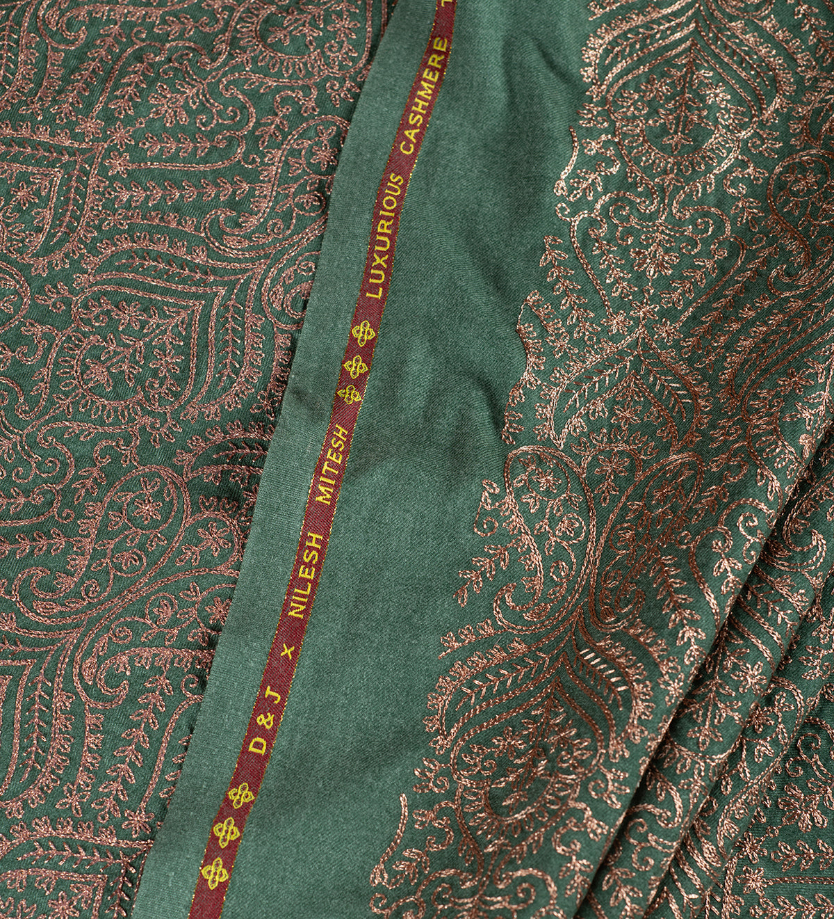 Sage Royale Paisley By D&J (Unstitched Ethnic Fabric)
