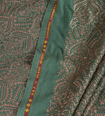 Sage Royale Paisley By D&J (Unstitched Ethnic Fabric)