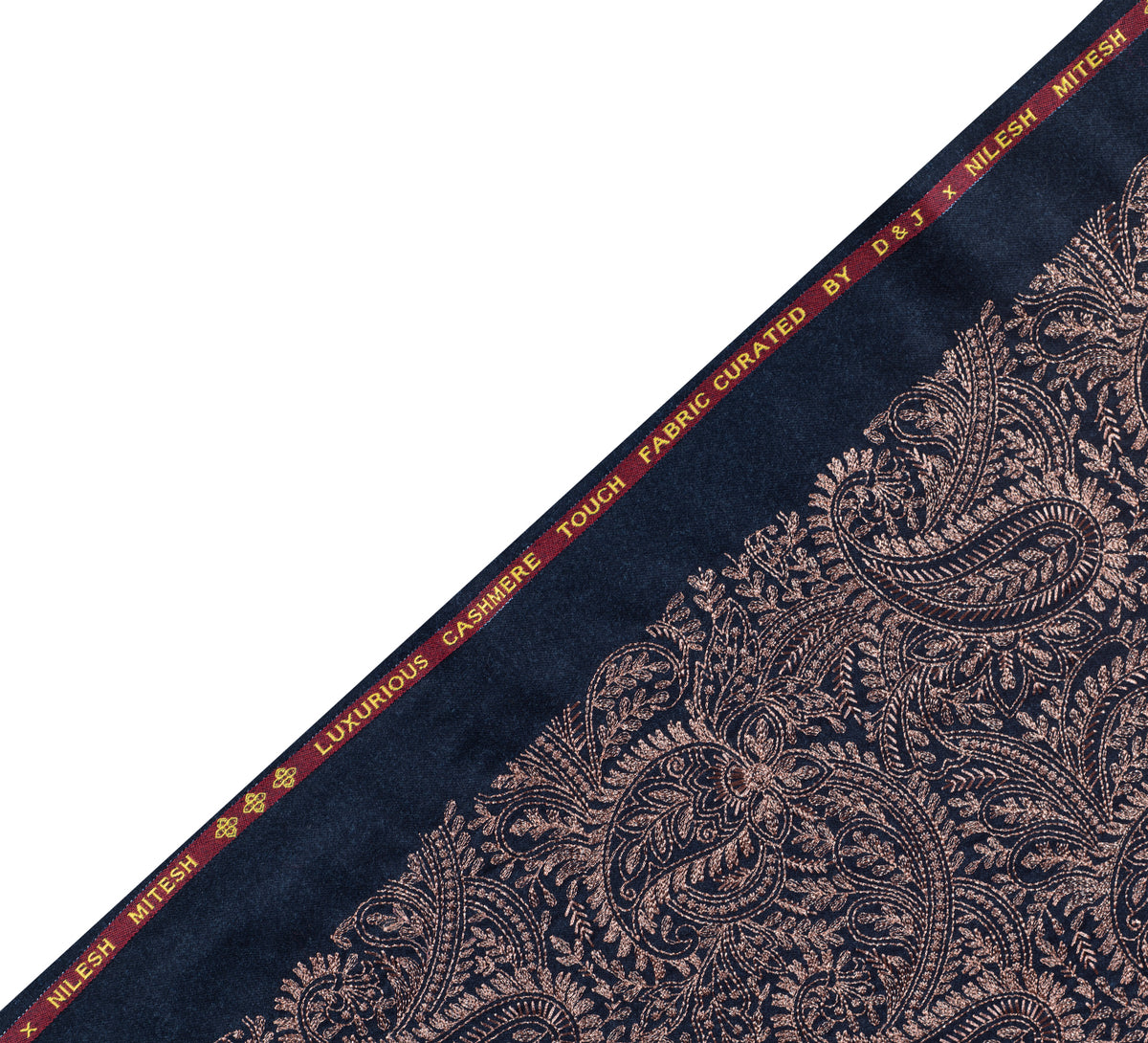 Velvet Jacquard By D&J (Unstitched Ethnic Fabric)