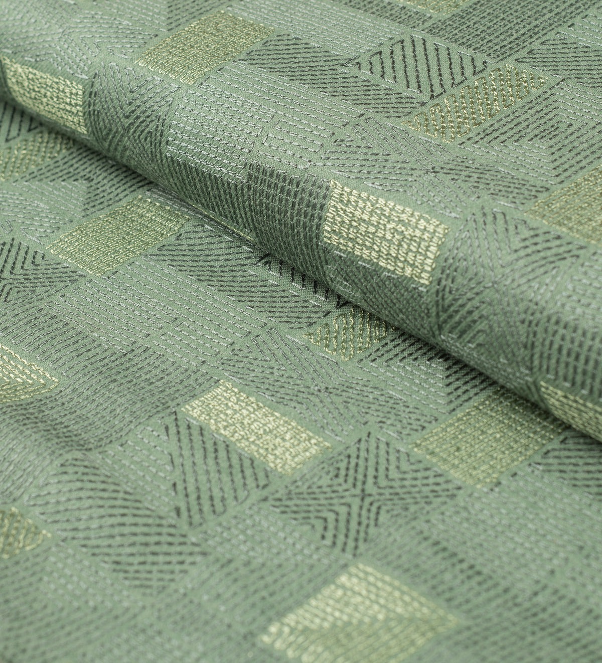 Sage Jacquard (Unstitched Ethnic Fabric)