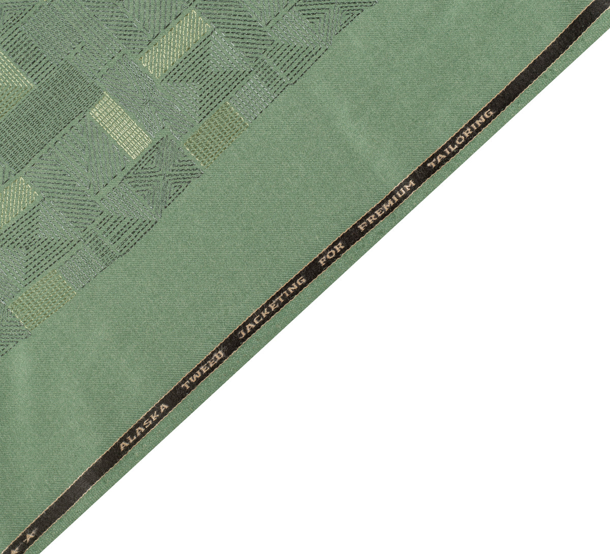 Sage Jacquard (Unstitched Ethnic Fabric)