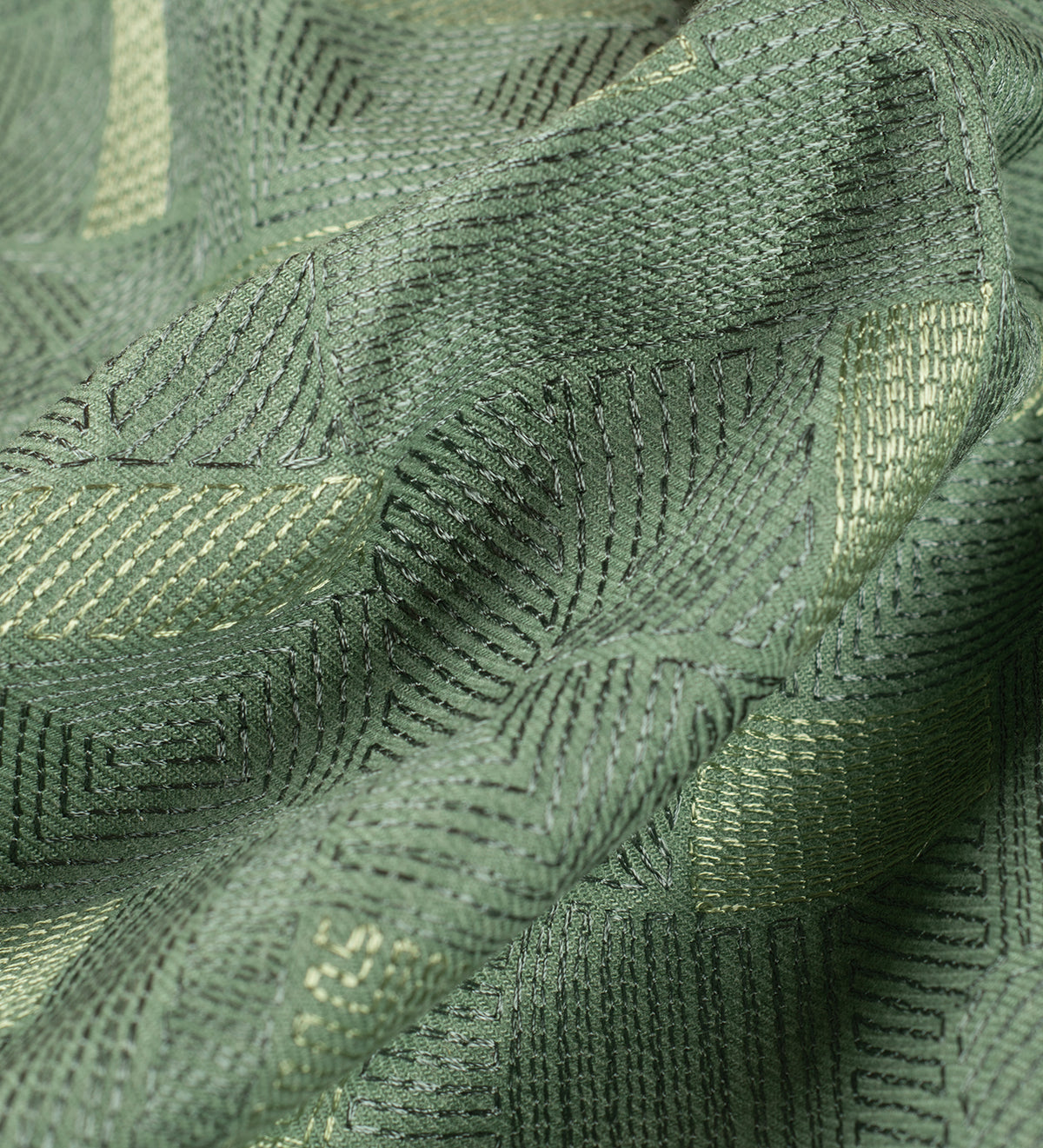 Sage Jacquard (Unstitched Ethnic Fabric)