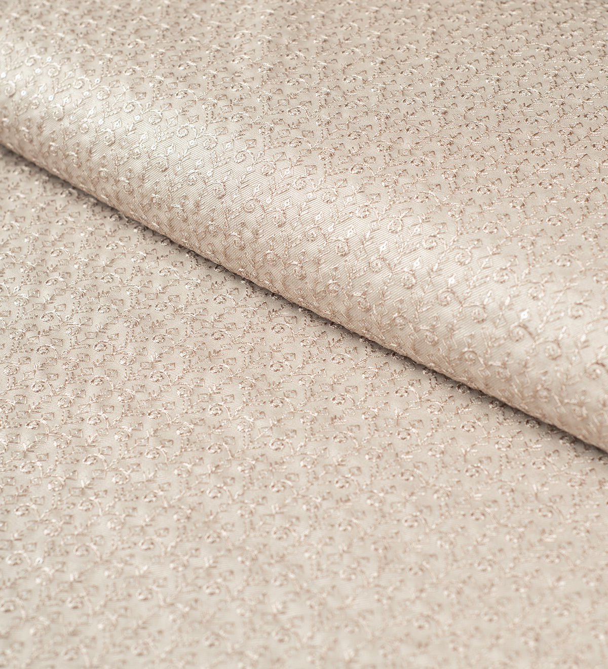Champagne Beige Jacquard By D&J (Unstitched Ethnic Fabric)