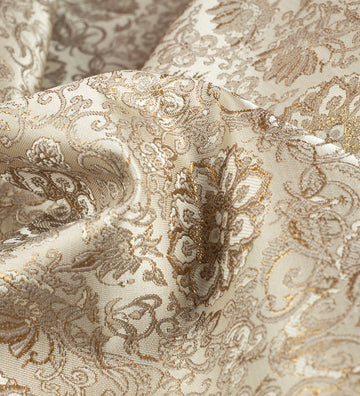 Ivory Floral (Unstitched Ethnic Fabric)