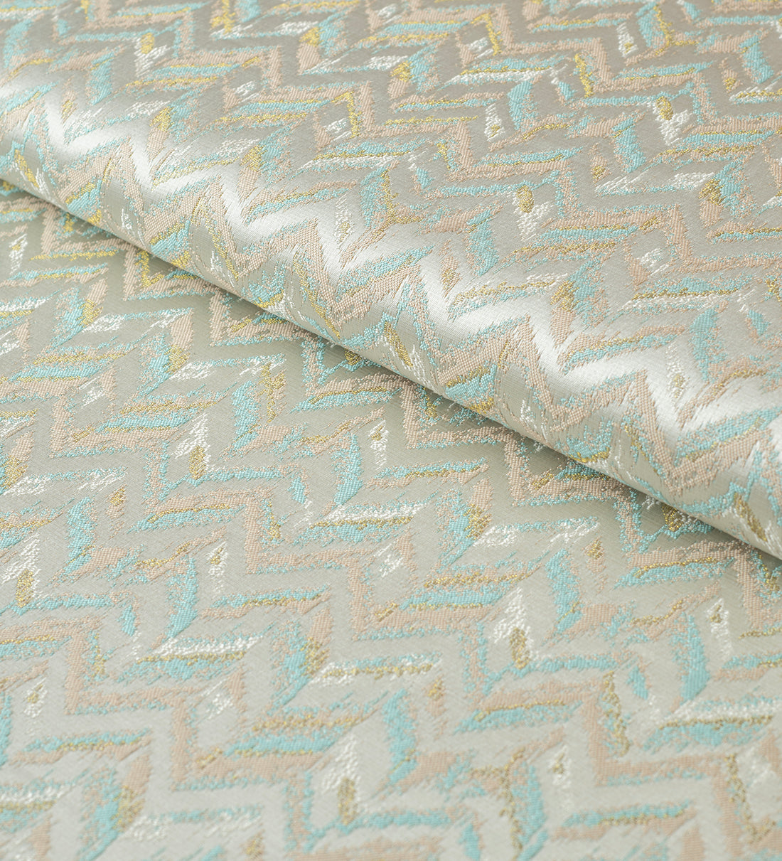 Aqua Serene (Unstitched Ethnic Fabric)