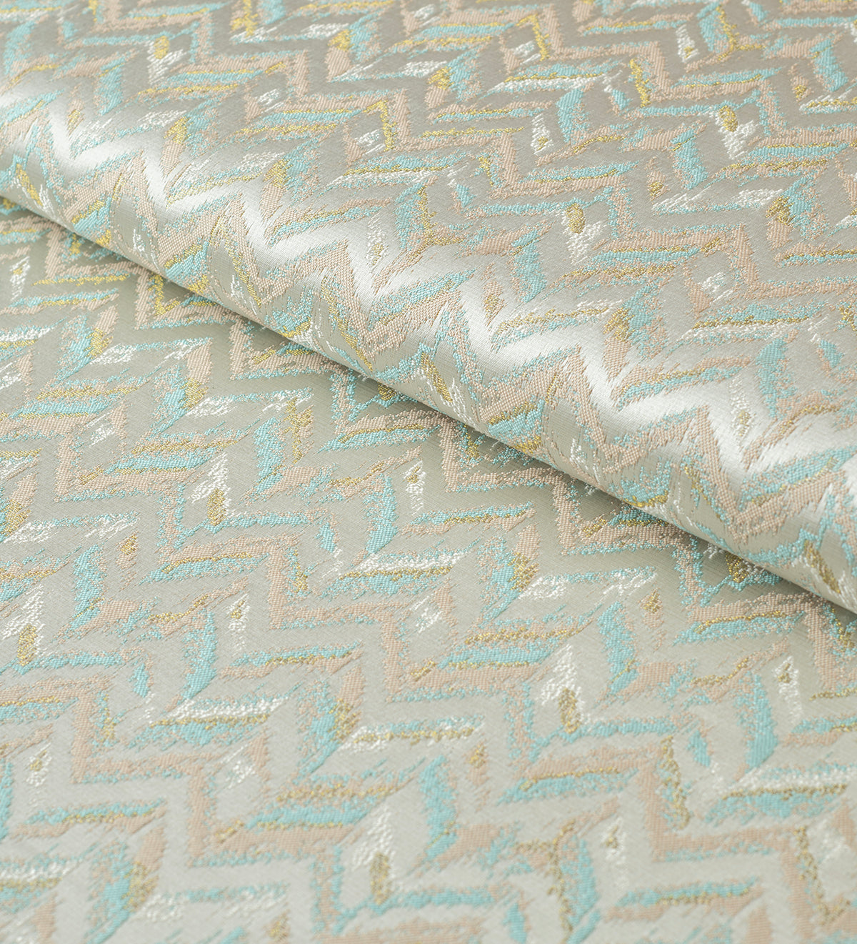 Aqua Serene (Unstitched Ethnic Fabric)