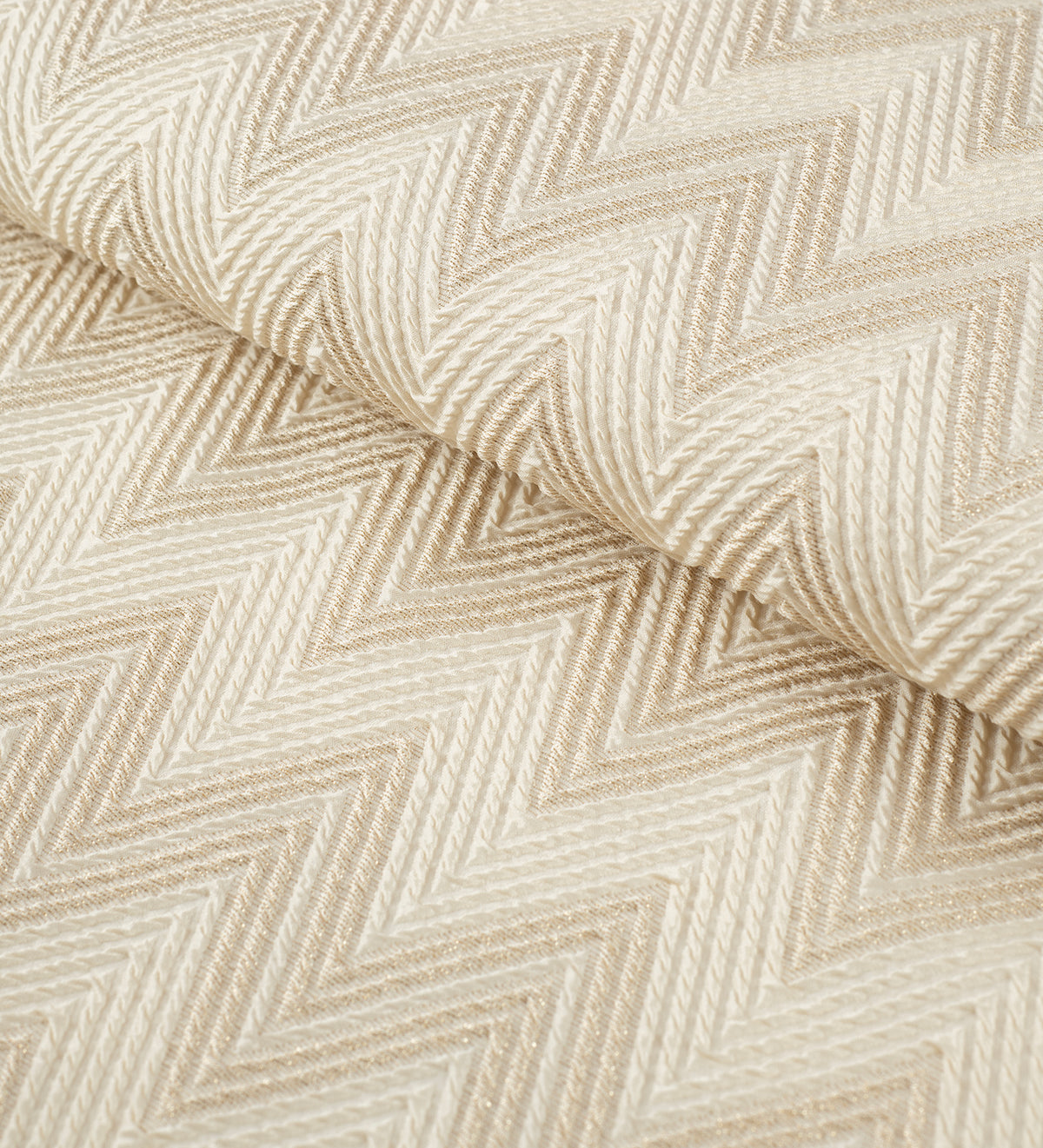Ivory Whisper Jacquard By D&J (Unstitched Ethnic Fabric)