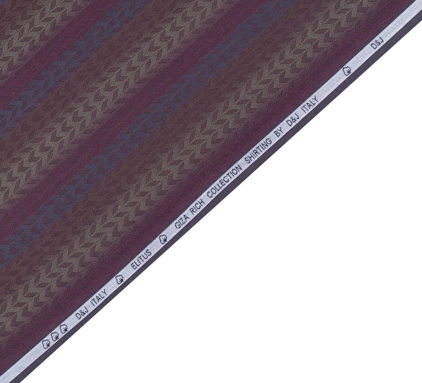 Royal Merlot by D&J ELITUS (Unstitched Shirting Fabric)