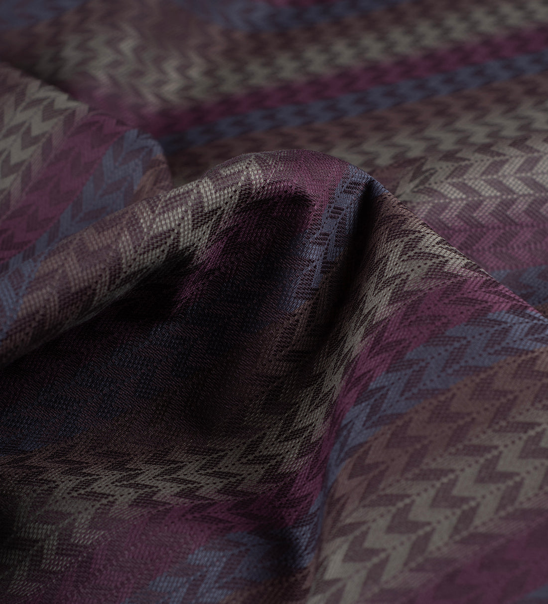 Royal Merlot by D&J ELITUS (Unstitched Shirting Fabric)