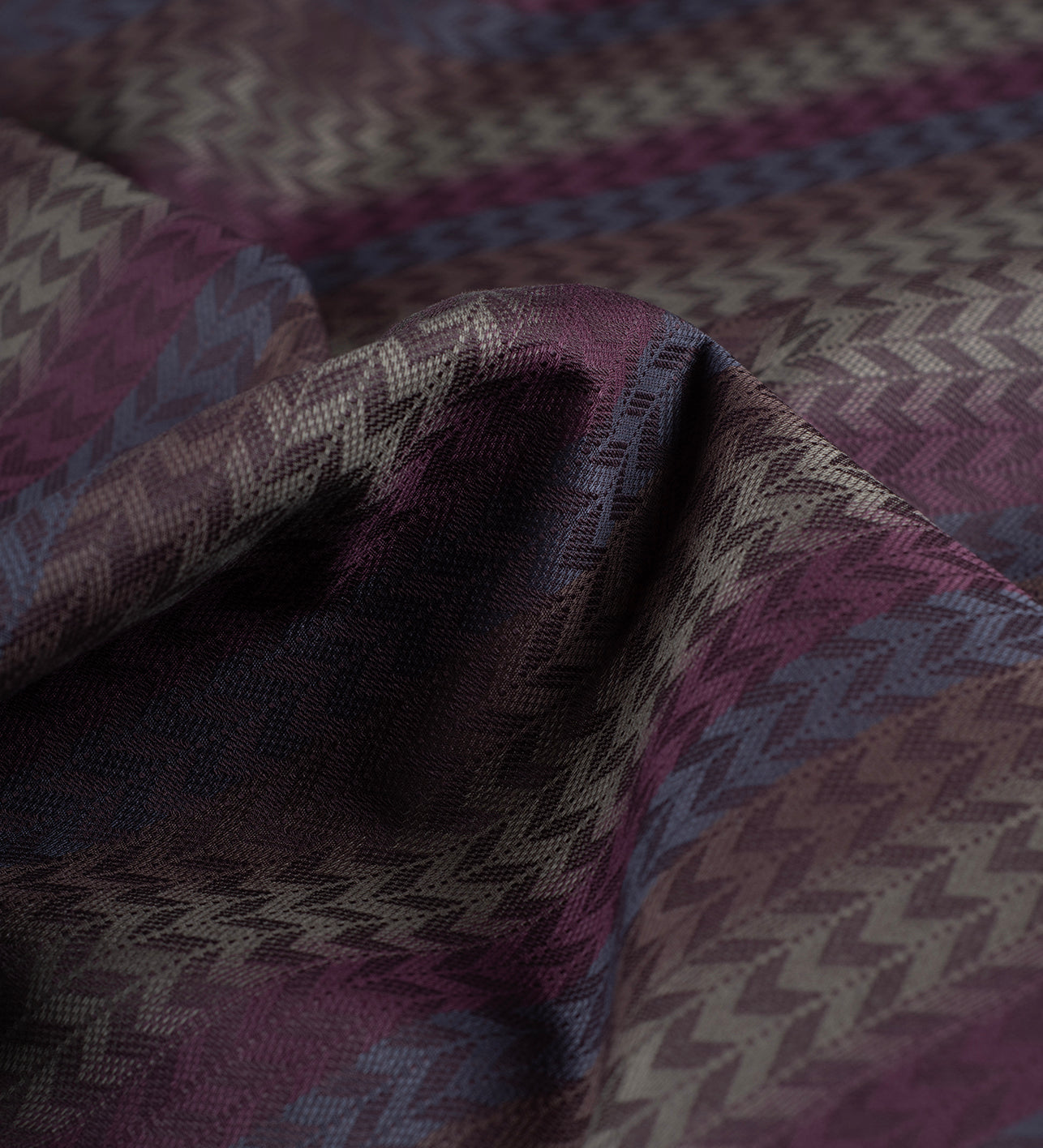 Royal Merlot by D&J ELITUS (Unstitched Shirting Fabric)