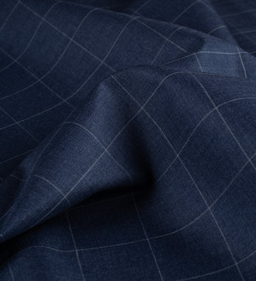 Ink Navy by Tessitura Monti (Unstitched Shirting Fabric)