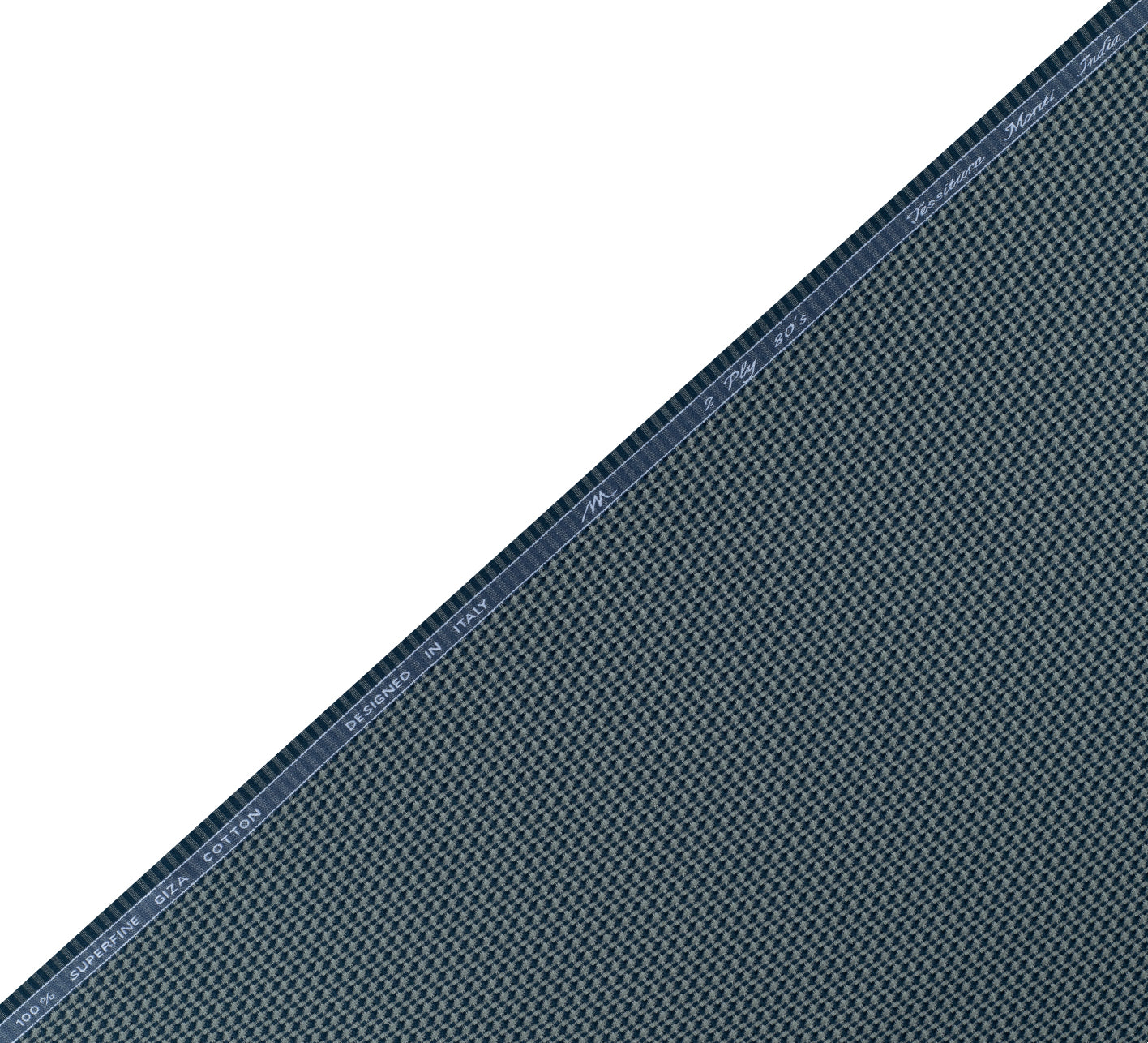 Moss Puppytooth by Tessitura Monti (Unstitched Shirting Fabric)