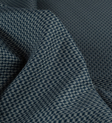 Moss Puppytooth by Tessitura Monti (Unstitched Shirting Fabric)