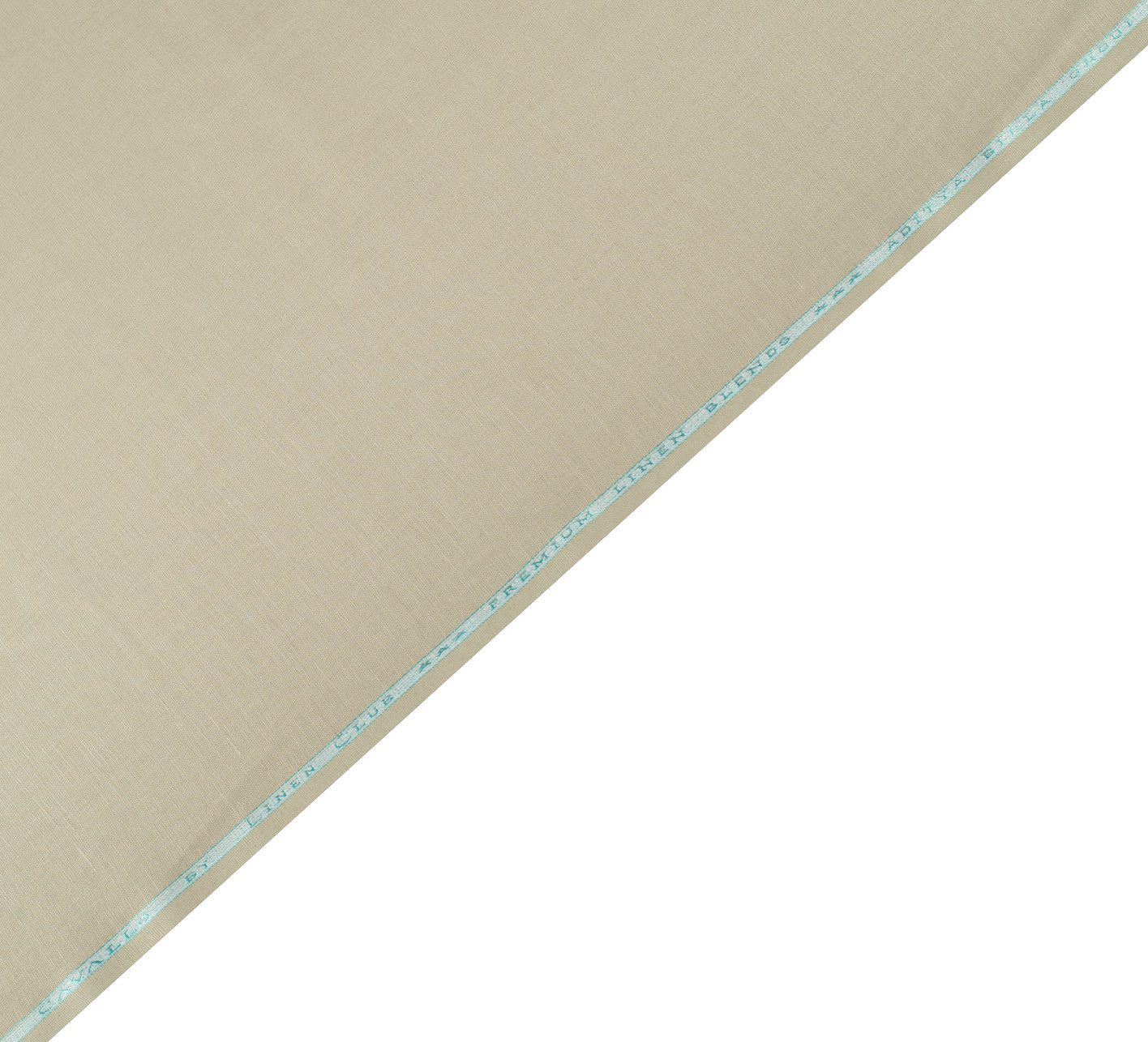 Ivory Beige by Linen Club (Unstitched Shirting and Kurta Fabric)