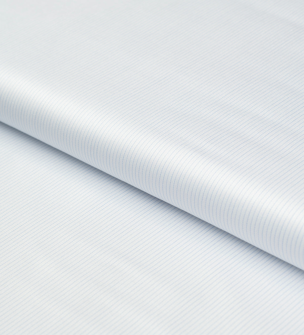 Azure Whisper Stripe  (Unstitched Shirting Fabric)