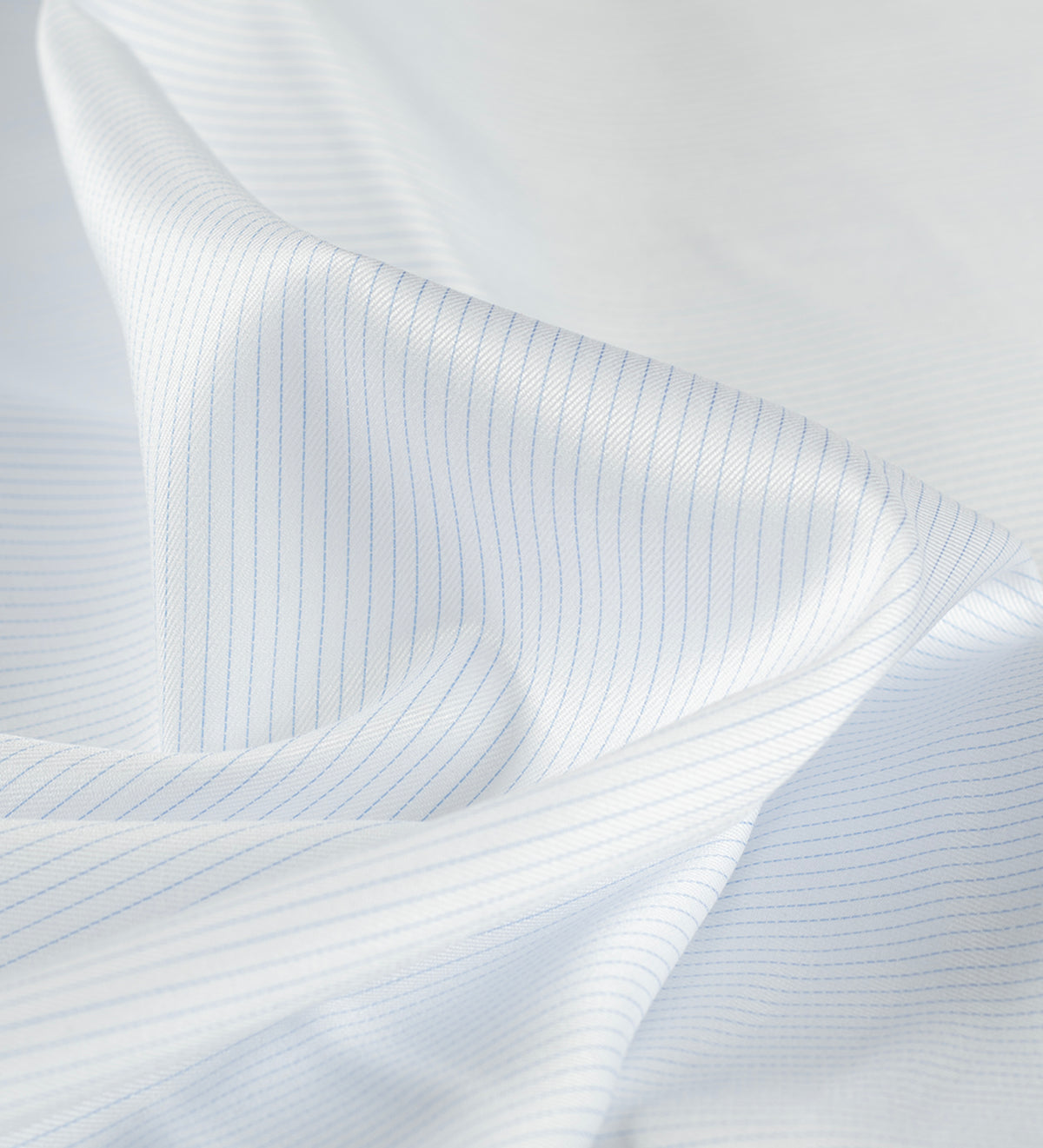 Azure Whisper Stripe  (Unstitched Shirting Fabric)