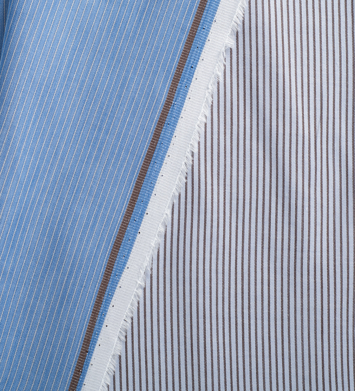 Espresso Shadow Stripe (Unstitched Shirting Fabric)