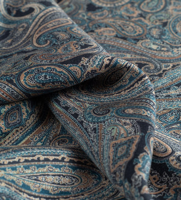 Mirage Paisley by D&J ELITUS (Unstitched Shirting Fabric)