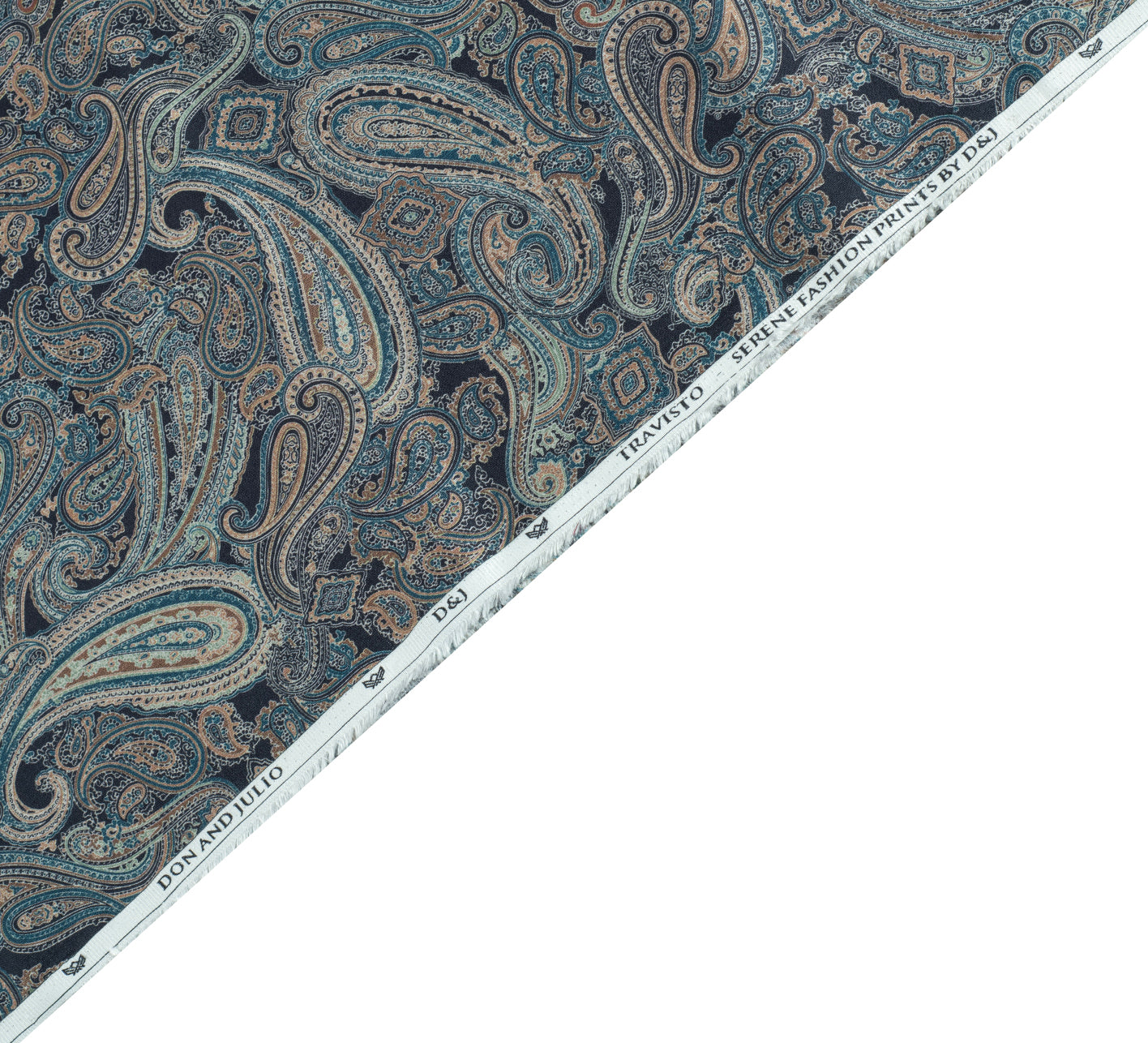 Mirage Paisley by D&J ELITUS (Unstitched Shirting Fabric)
