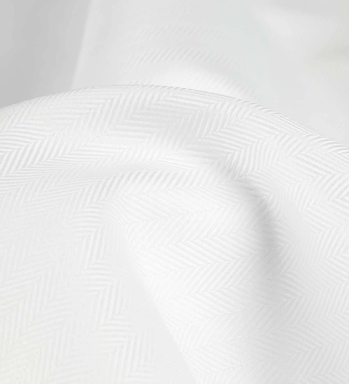 White Herringbone(Unstitched Shirting Fabric)