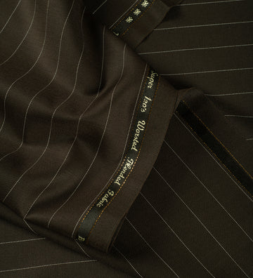 Espresso Royale Super 120's (Unstitched Suiting Fabric)