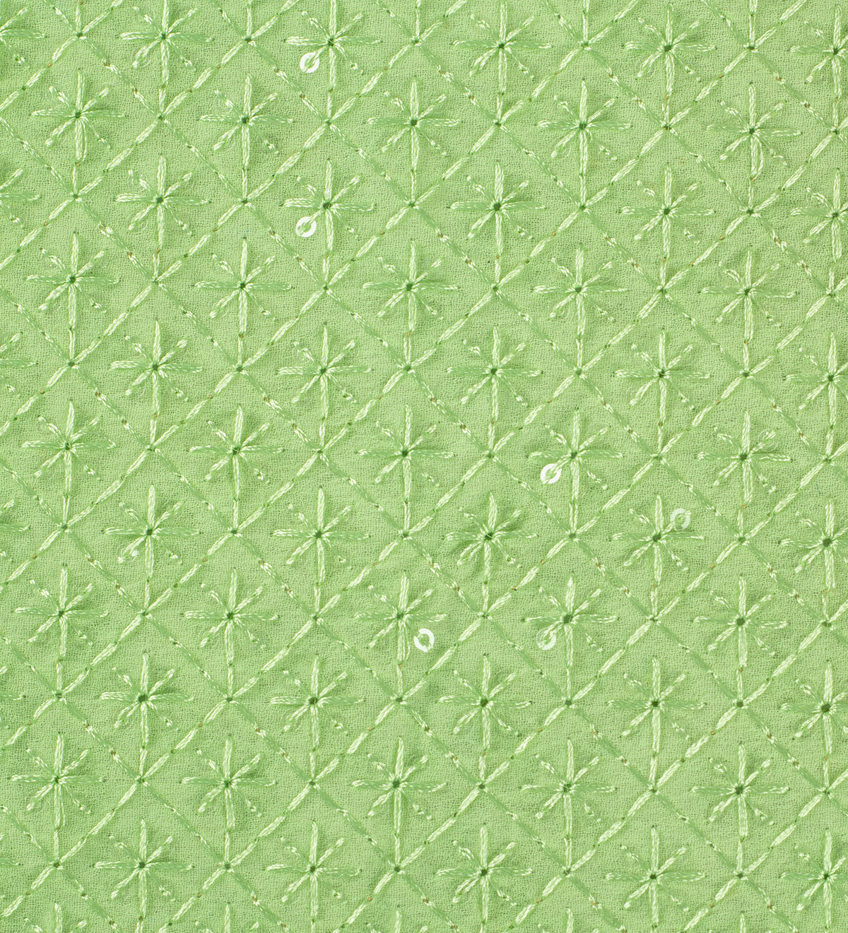 Pistachio Garden (Unstitched Ethnic Fabric)