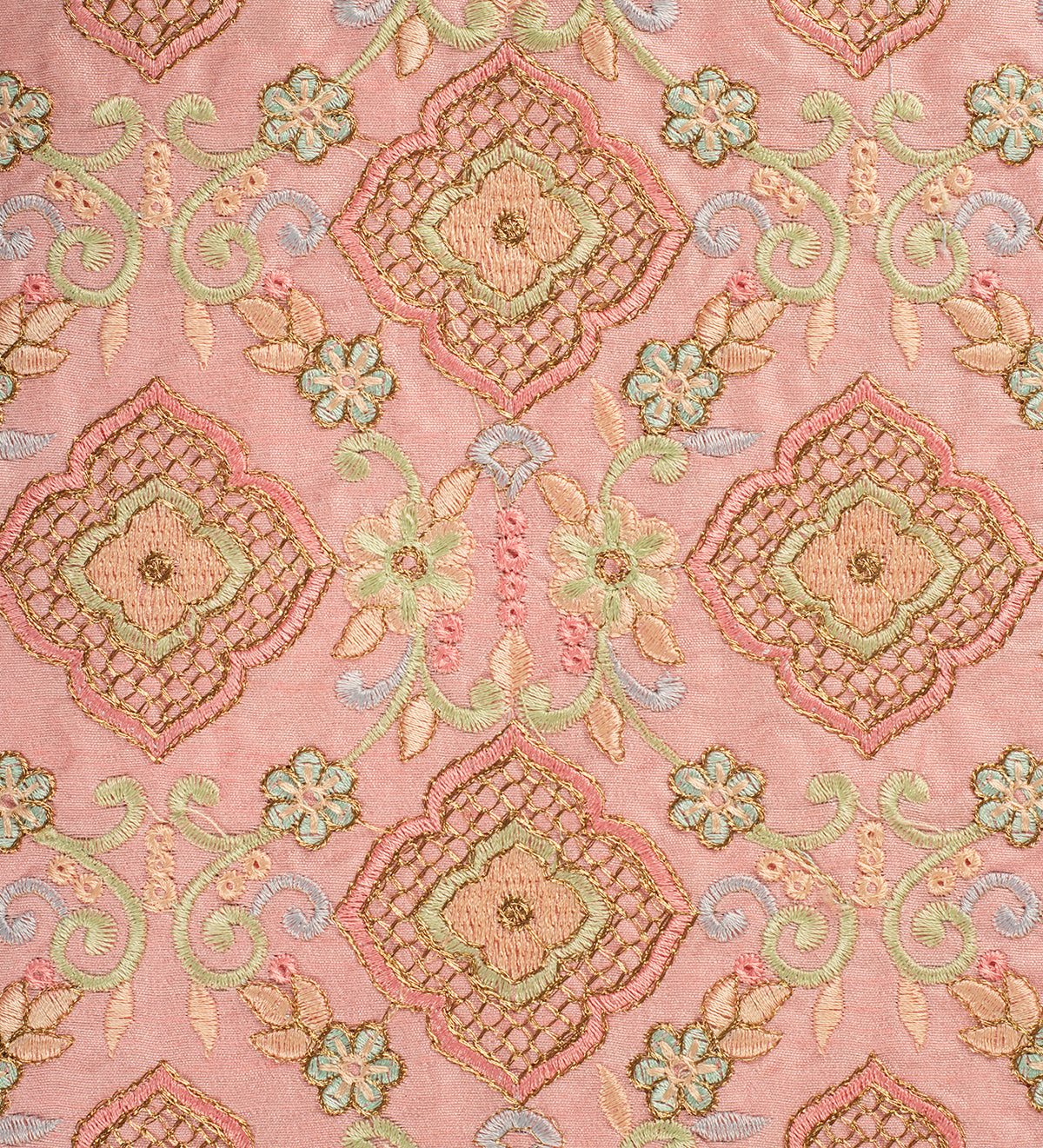 Blush Garden Royale (Unstitched Ethnic Fabric)