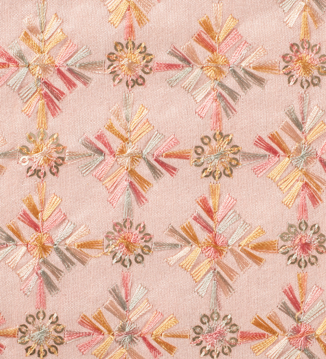 Blush Mogra Silk (Unstitched Ethnic Fabric)