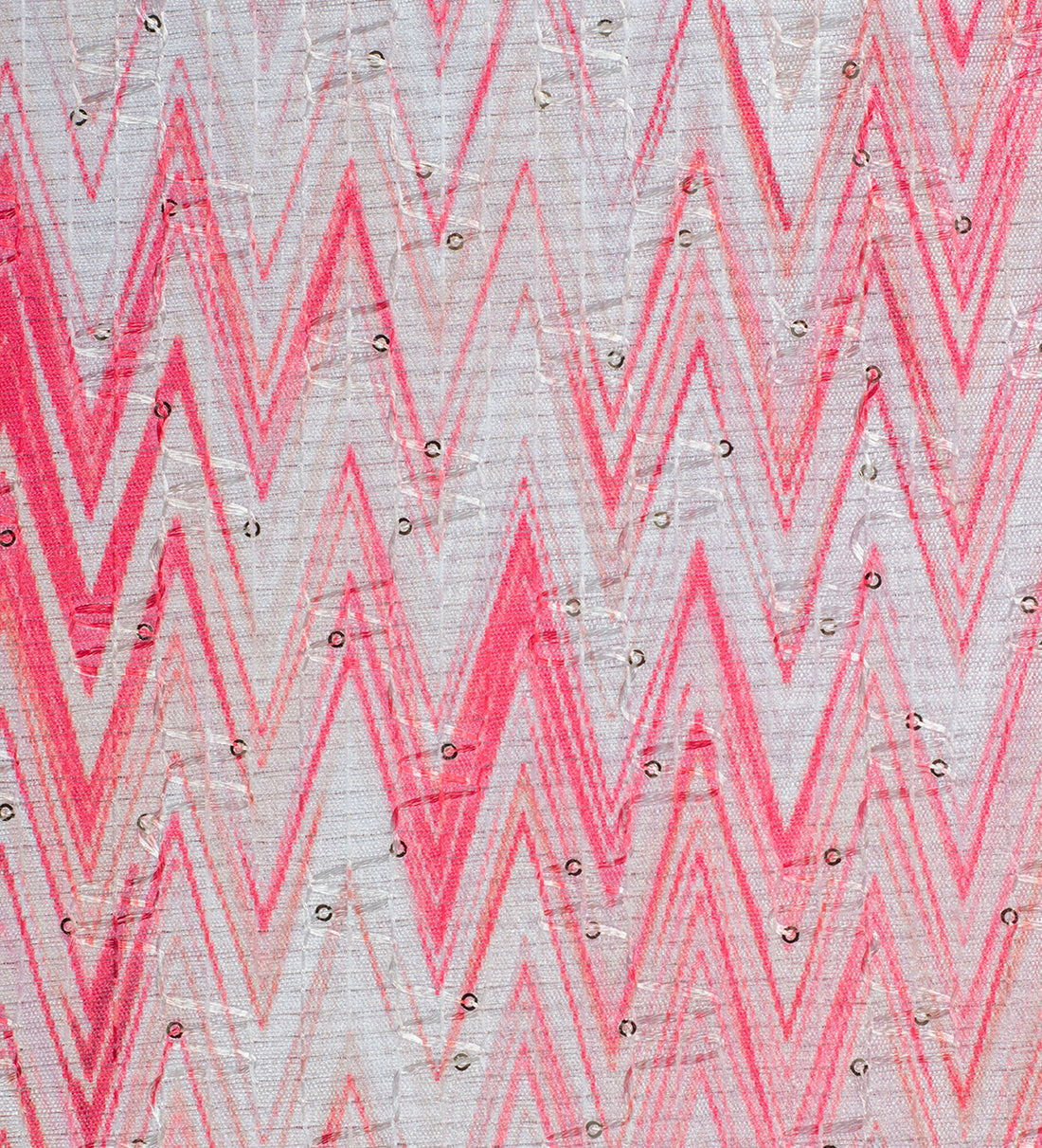 Rose Quartz Chevron(Unstitched Ethnic Fabric)