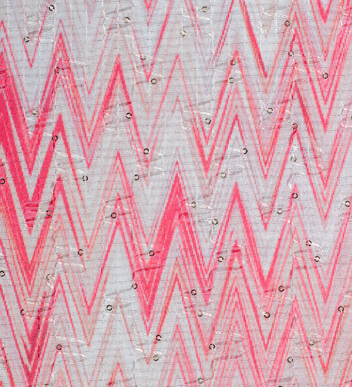 Rose Quartz Chevron(Unstitched Ethnic Fabric)