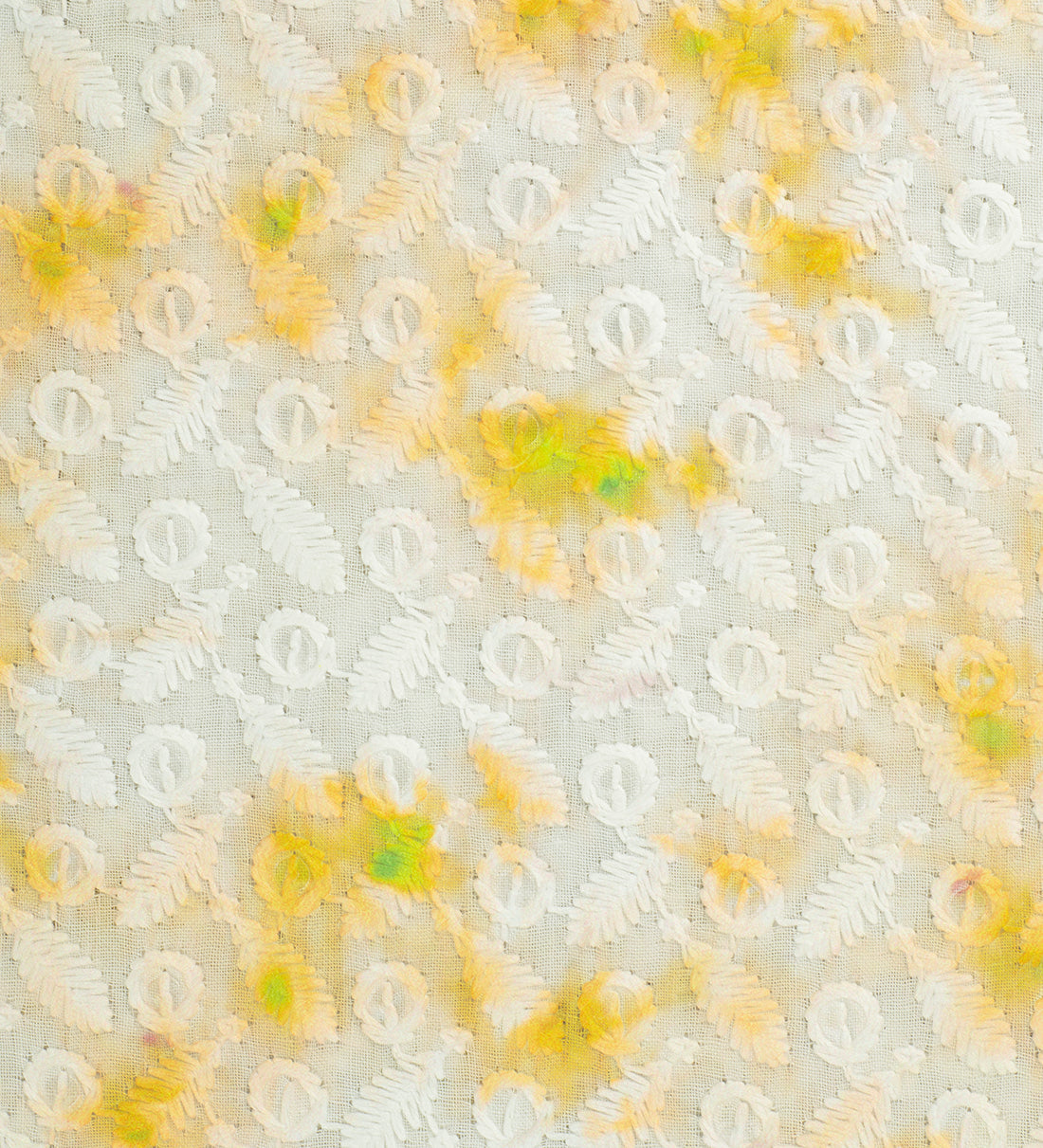 Ivory Sunlit Chikankari (Unstitched Ethnic Fabric)