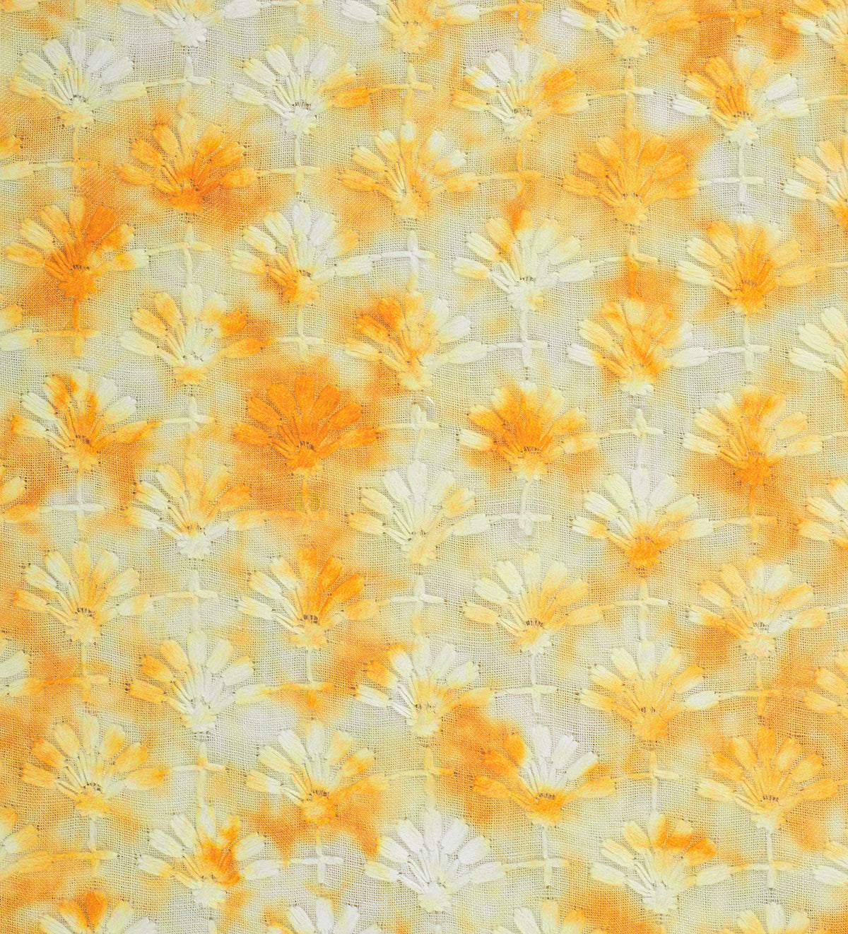Golden Sunflower Veil (Unstitched Ethnic Fabric)