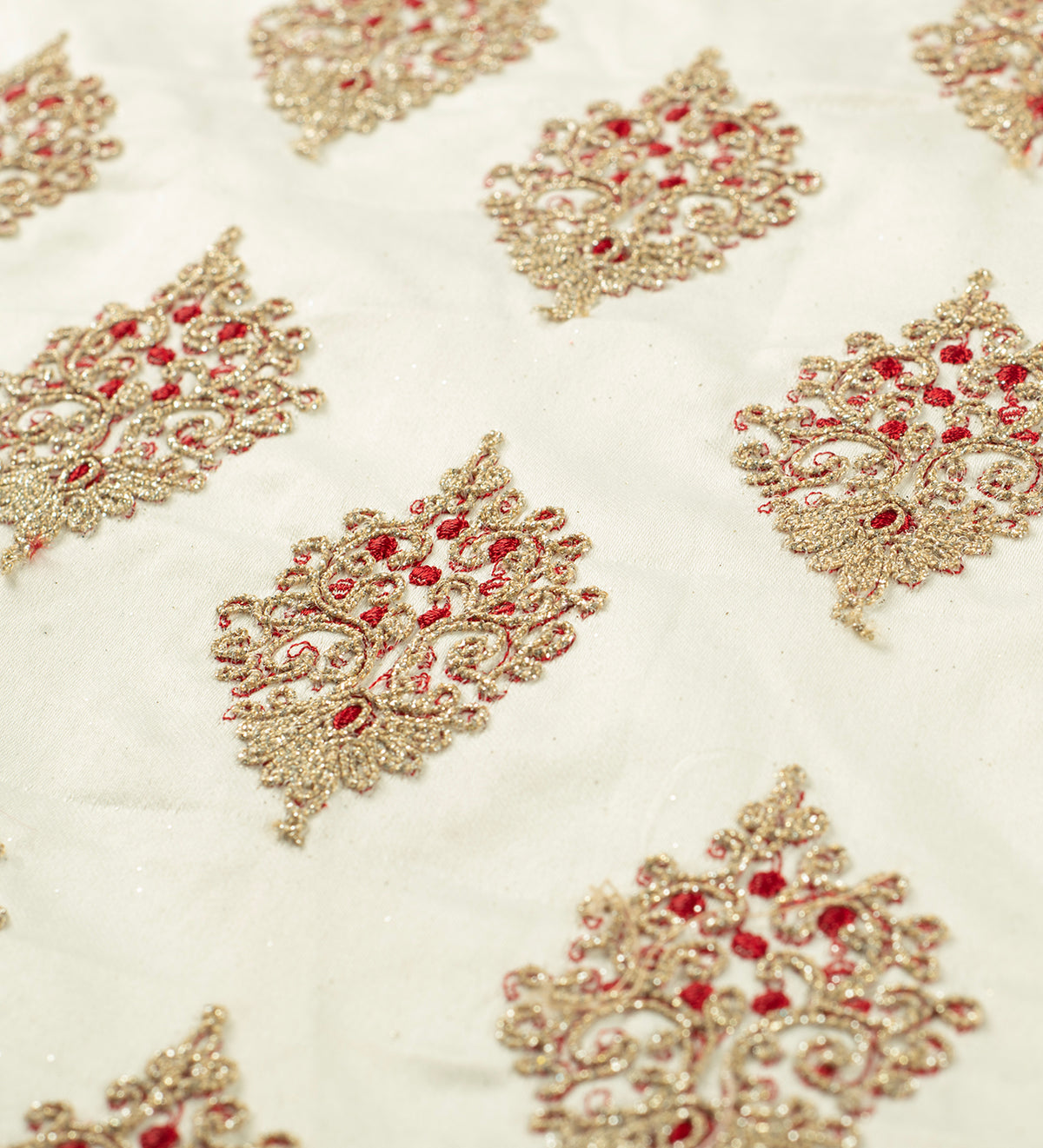 Ivory Royale Embellish (Unstitched Ethnic Fabric)