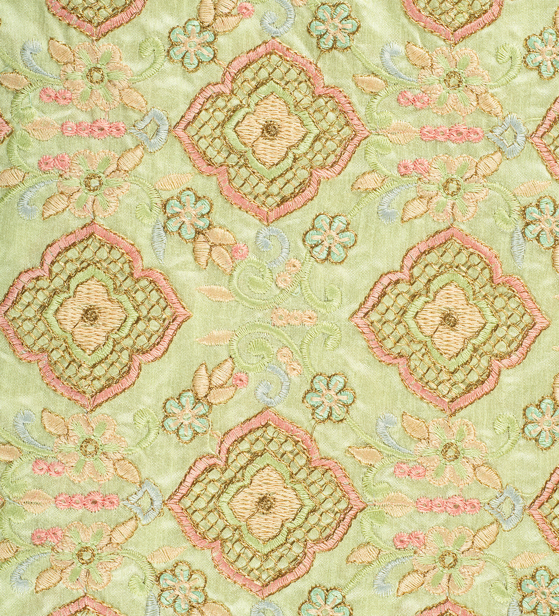 Pastel Garden Royale (Unstitched Ethnic Fabric)